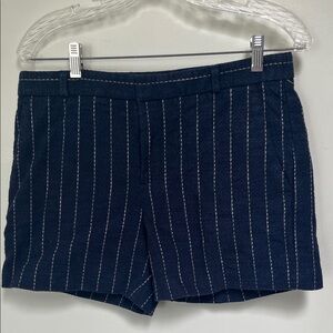Banana Republic Dark Blue Pinstripe Women's Shorts